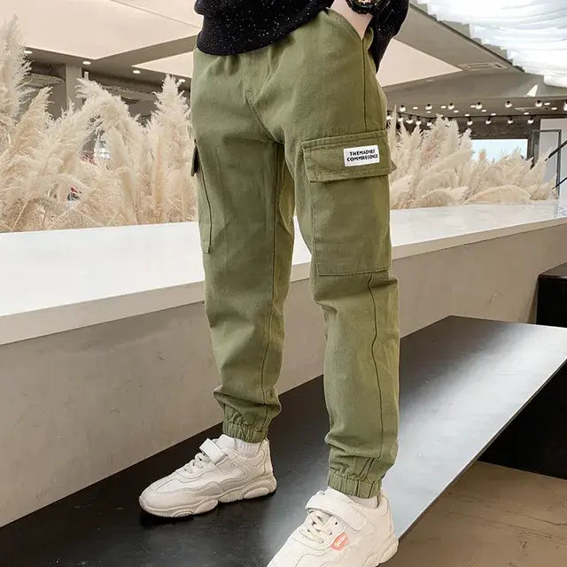 Boys Cargo Pants Spring Autumn - # BOAA12410008