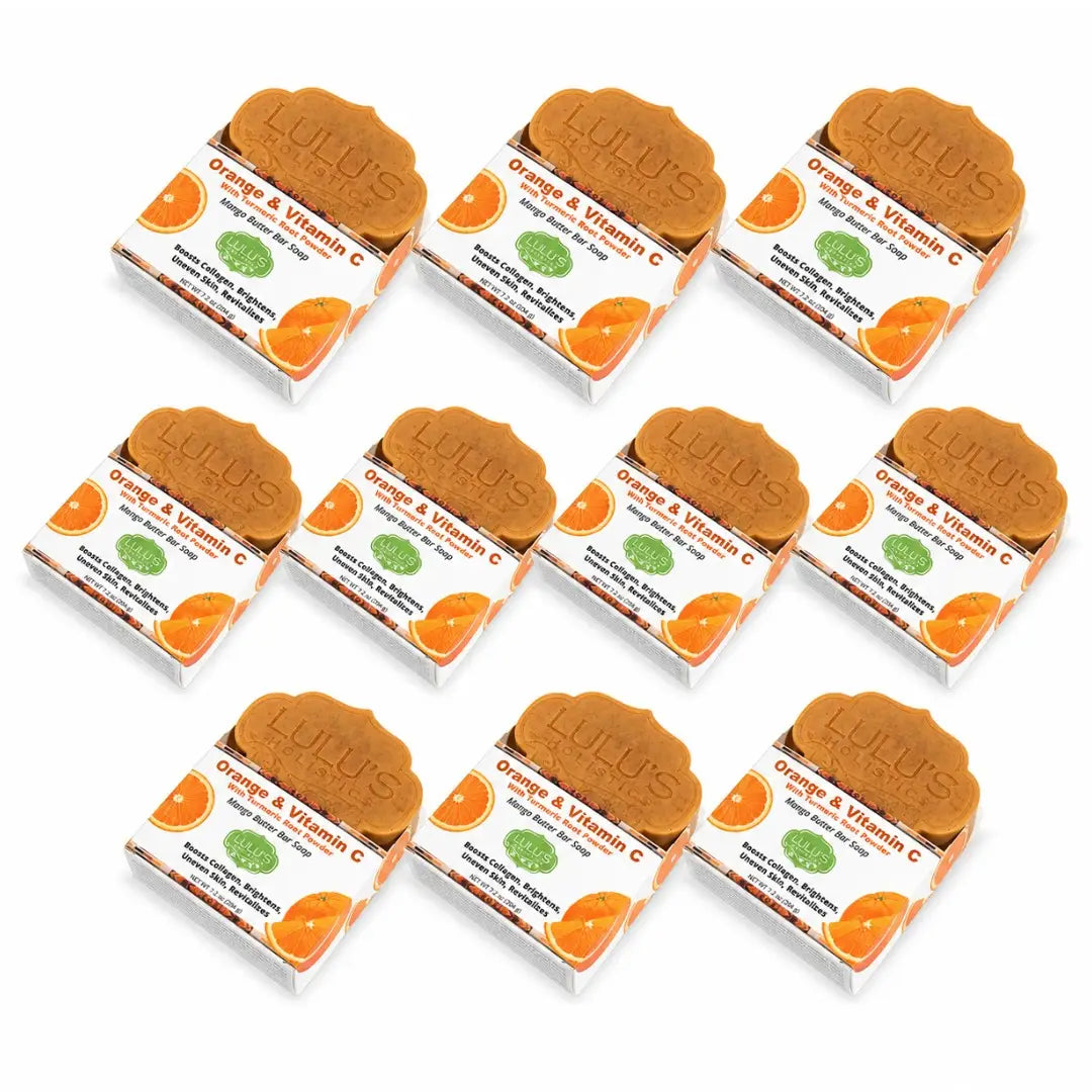 Orange Vitamin C Turmeric Mango Butter Bar Soap – Brightening Cleanse