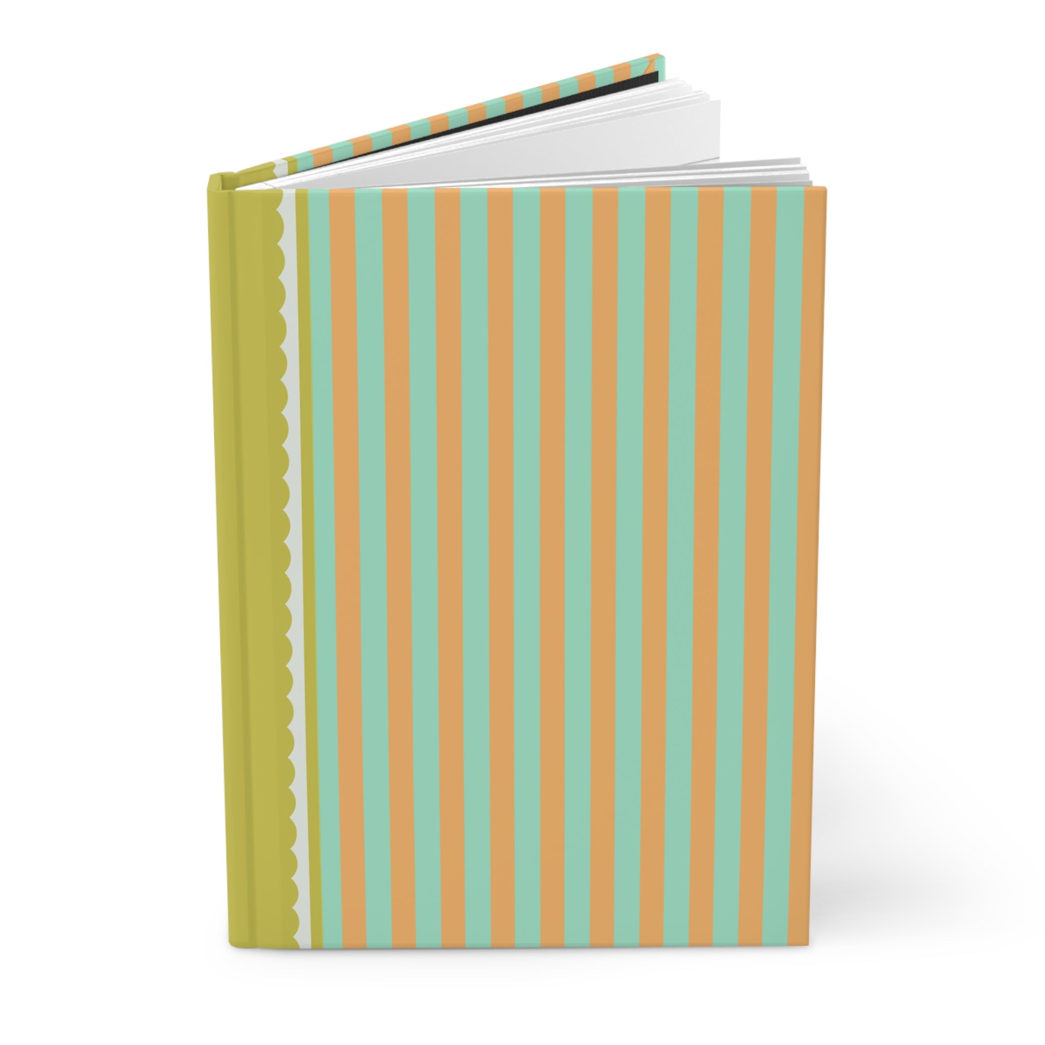 Mint and Orange Notebook