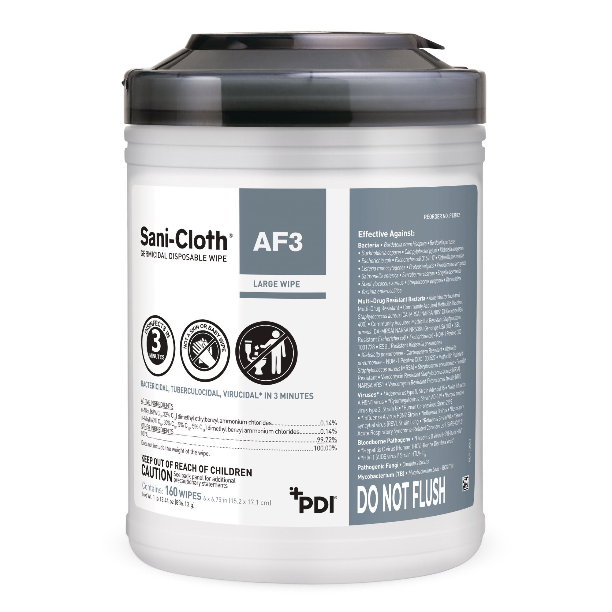 Nice Pak Sani-Cloth AF3 Germicidal Disposable Wipes
