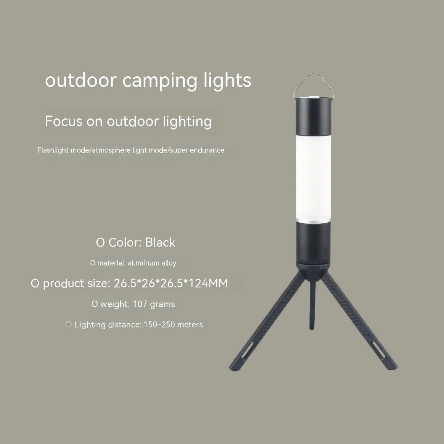 Outdoor Camping Light with LED – Bright, Portable & USB Rechargeable