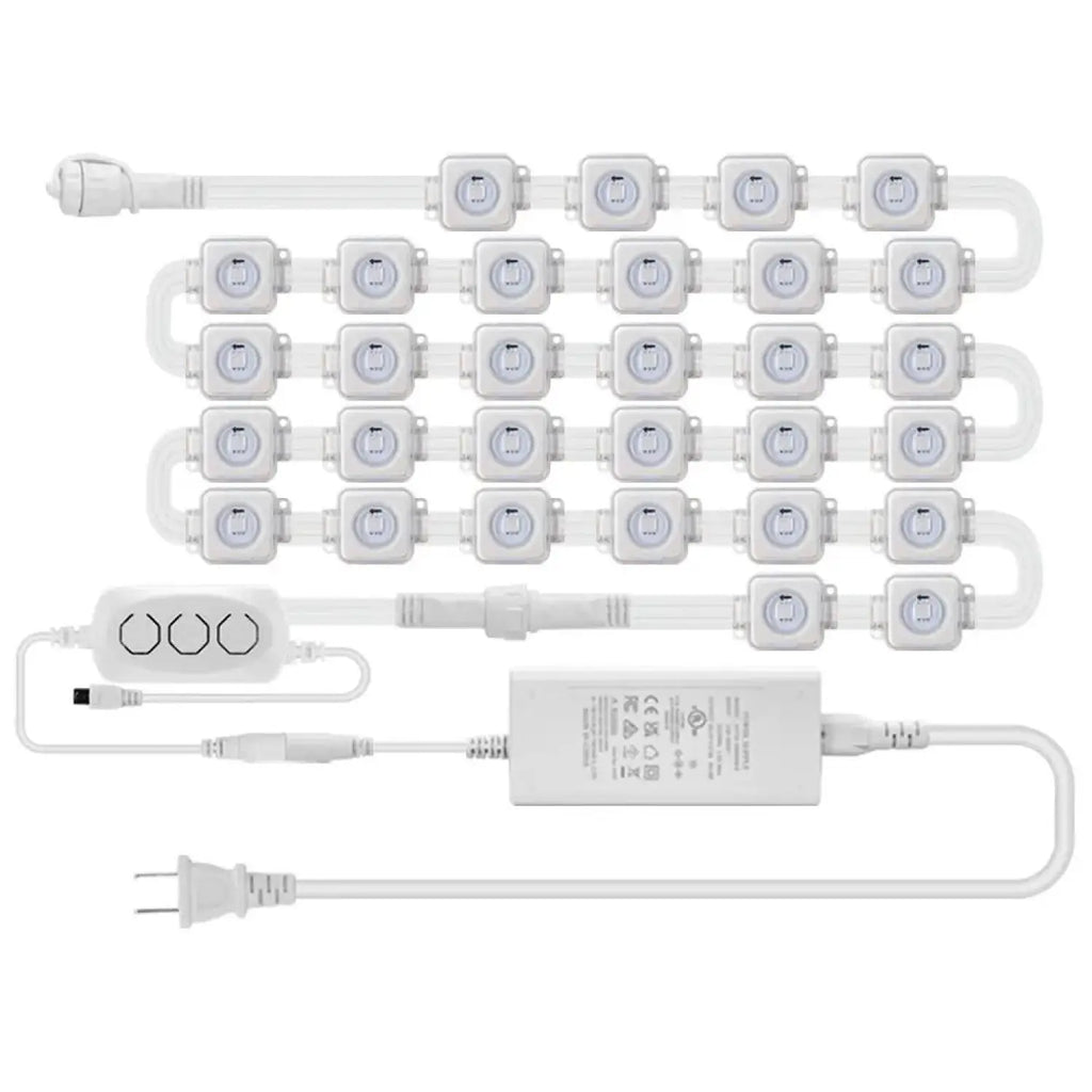 Outdoor LED Strip Light with RGB Effects for Garden and Wall Decor