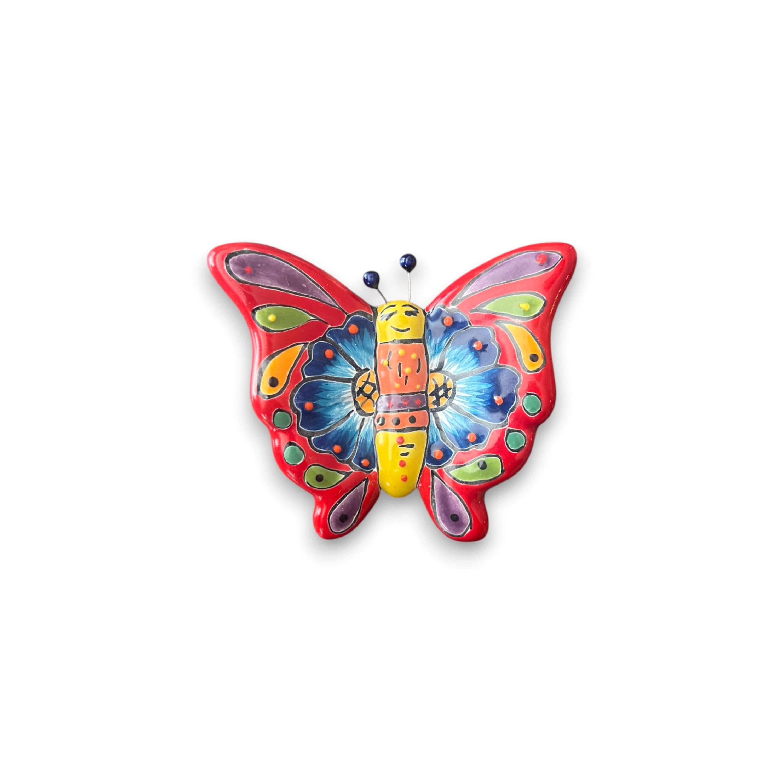 Talavera Butterfly Wall Hanging | Petite Animal Decor