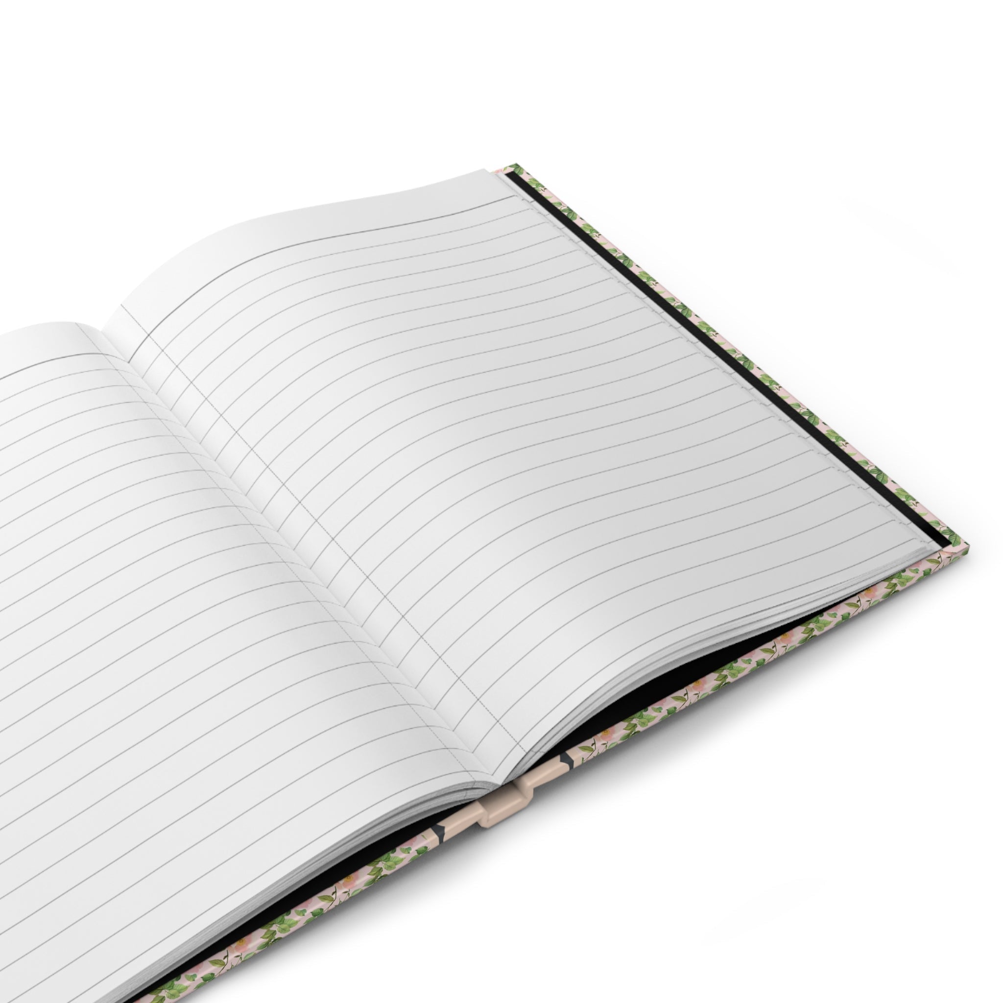 Pink Floral Notebook with Roses