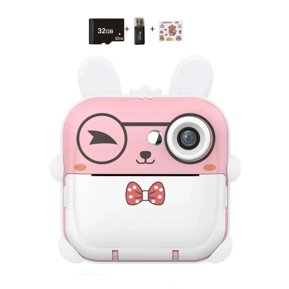 Pink Rabbit Polaroid Children’s Cartoon Camera