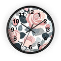 Pink Roses Wall Clock – Premium Materials - Dipaliz