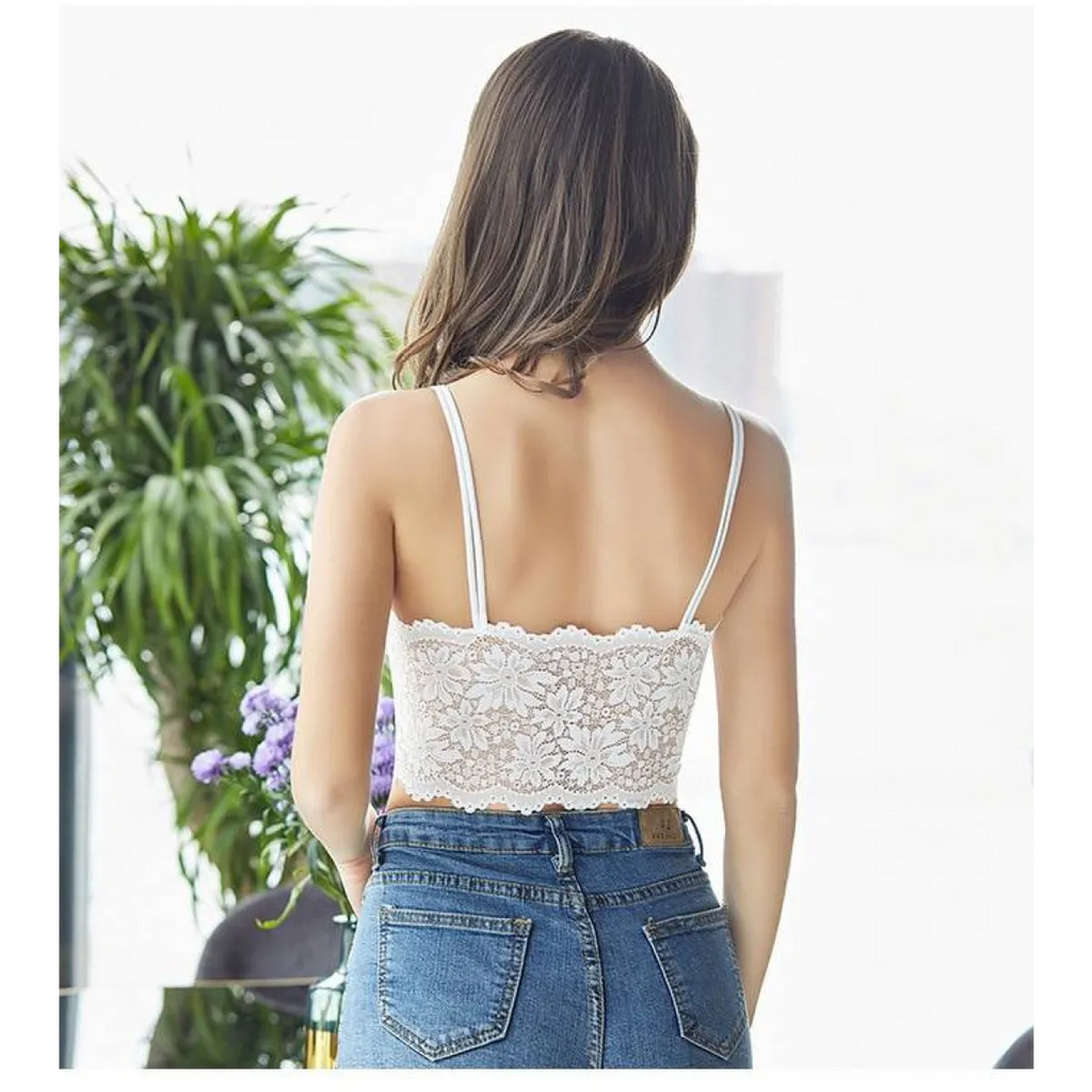 Lace V Neck Bralette