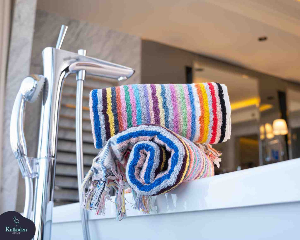 Striped Hand Towel