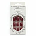 Salon-Style French Tip Press-On Nails - Square 03