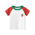 Western Style Cotton Baby Girl Round Neck T-Shirt - # GIAA21510008