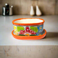 Small Talavera Flower Pot | Colorful Hand-Painted Mexican Planter