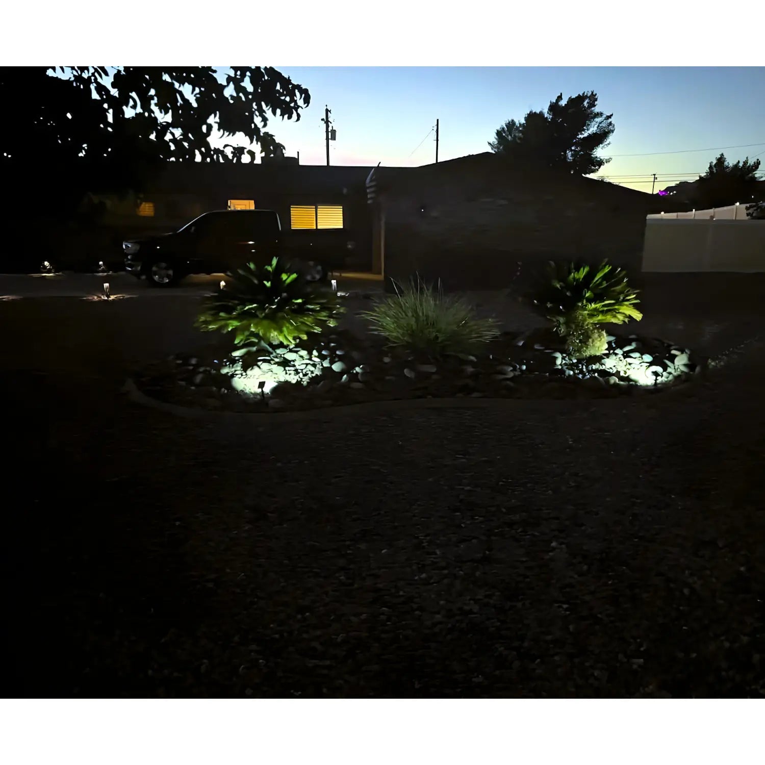 Solar Spot Lights Outdoor with Spike - 2 Pack