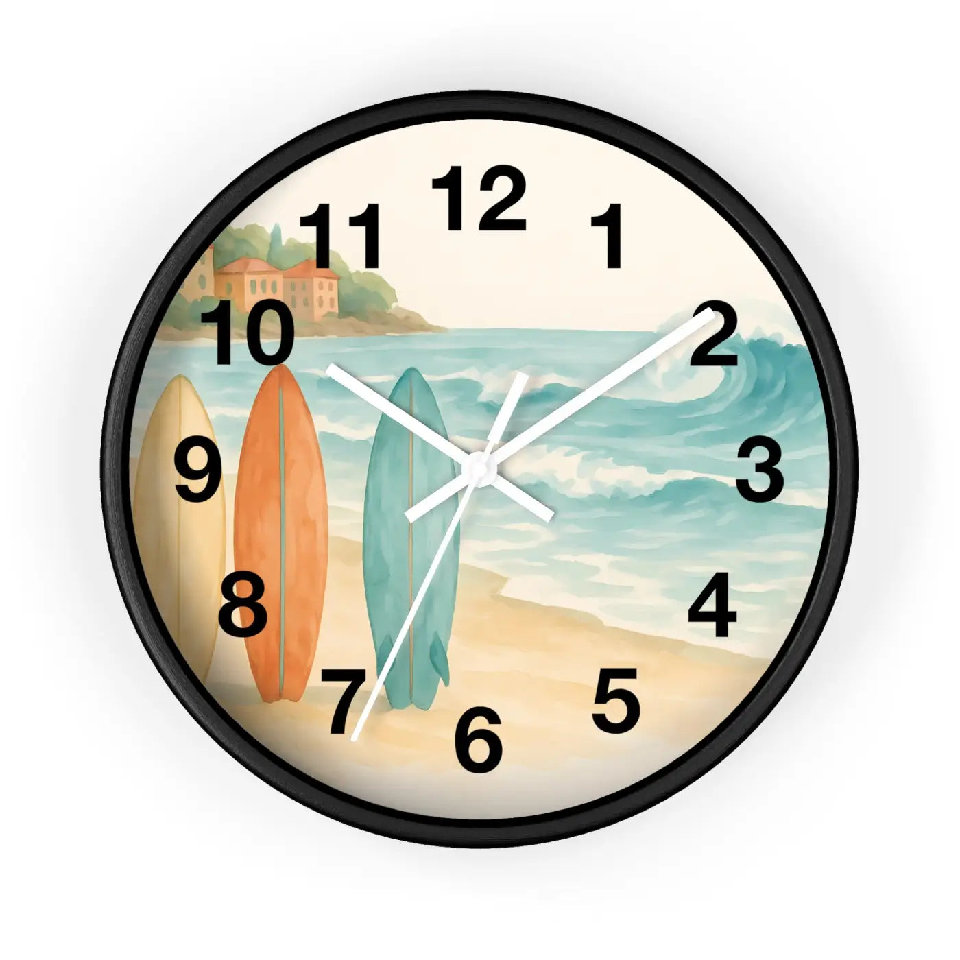 Vintage Surfboards – Wooden Wall Clock - Dipaliz