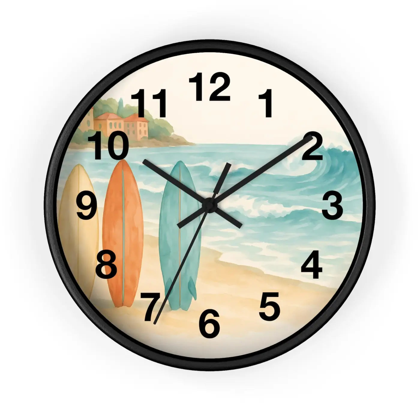 Vintage Surfboards – Wooden Wall Clock - Dipaliz