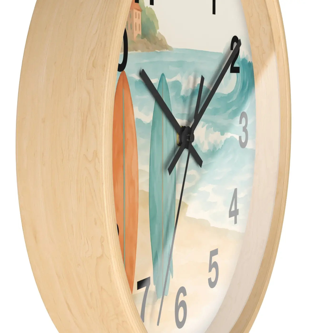 Vintage Surfboards – Wooden Wall Clock - Dipaliz
