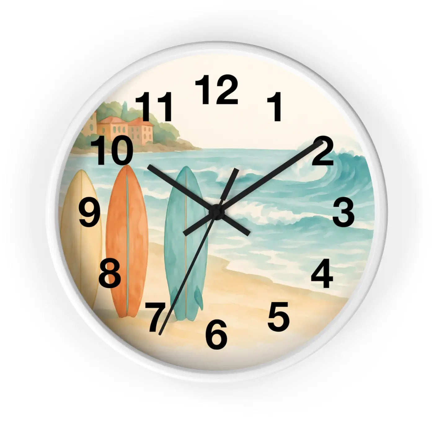 Vintage Surfboards – Wooden Wall Clock - Dipaliz