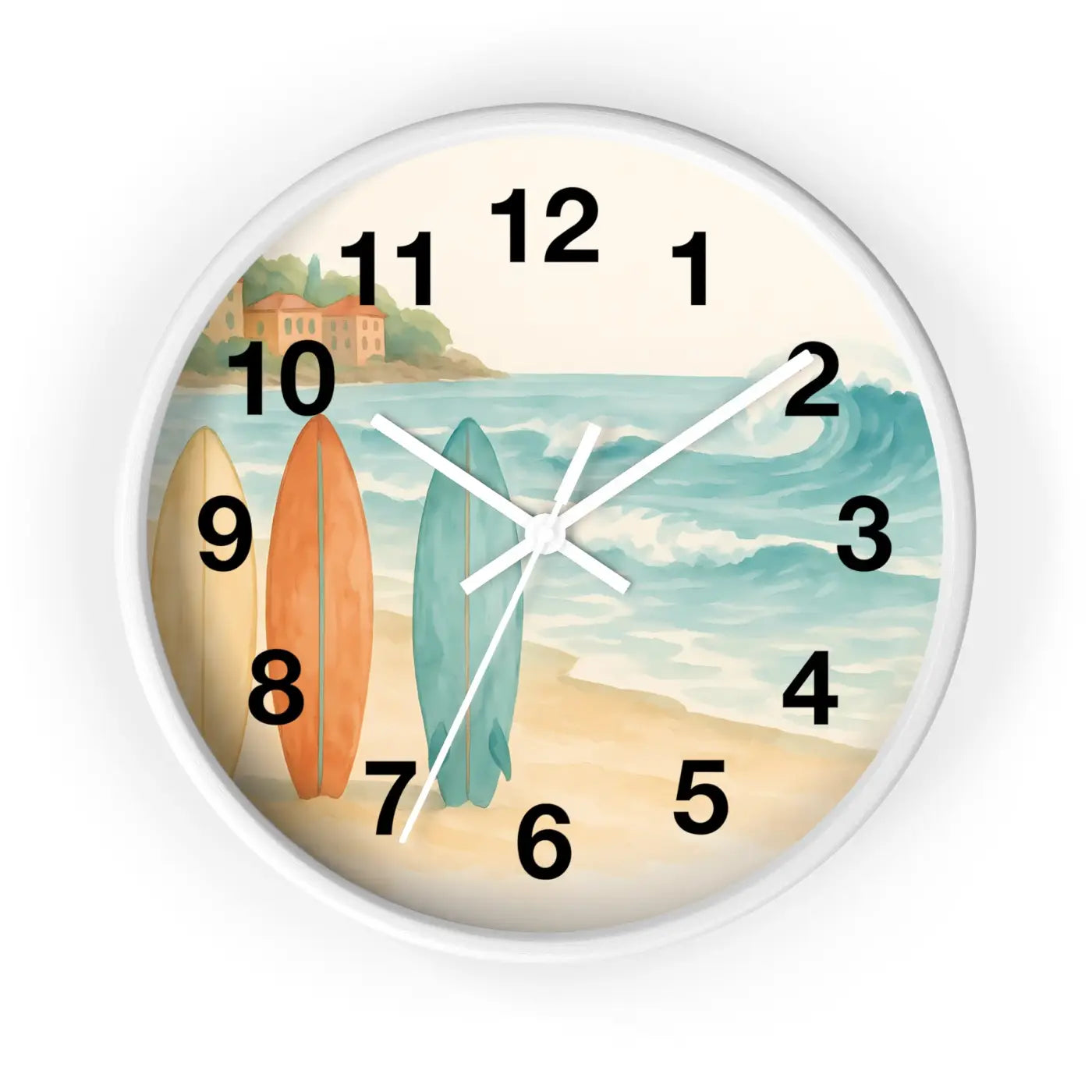 Vintage Surfboards – Wooden Wall Clock - Dipaliz