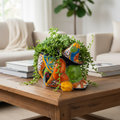 Colorful Talavera Panchito Planter | Mexican Sleeping Man Pottery