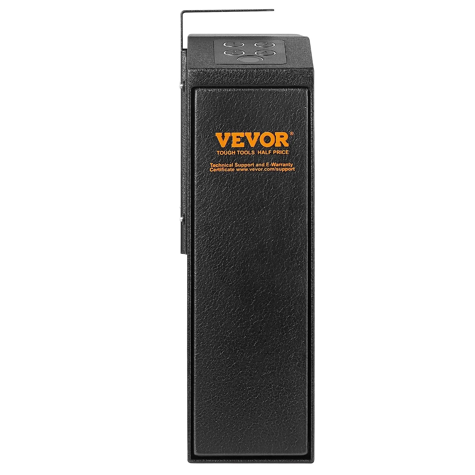 Mounted Gun Safe for Pistols, Biometric Gun Safe with Three Quick Access Ways of Fingerprints, Passwords and Keys, Handgun Safe for 1 Pistol for Home, Bedside, Nightstand, Wall