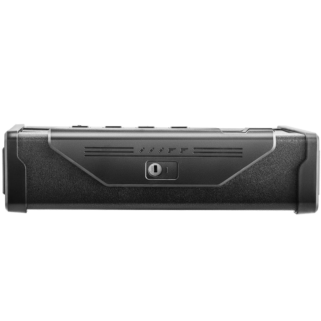 Gun Safe for Pistols, Biometric Gun Safe with Three Quick Access Ways of Fingerprints, Passwords and Keys, Handgun Safe for 2 Pistols for Home, Bedside, Nightstand, Car