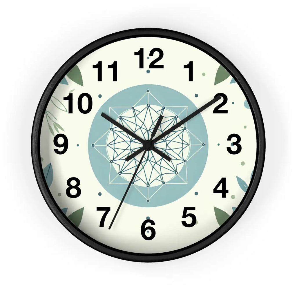 Abstract Art Wall Clock – Wood Nature Decor - Dipaliz