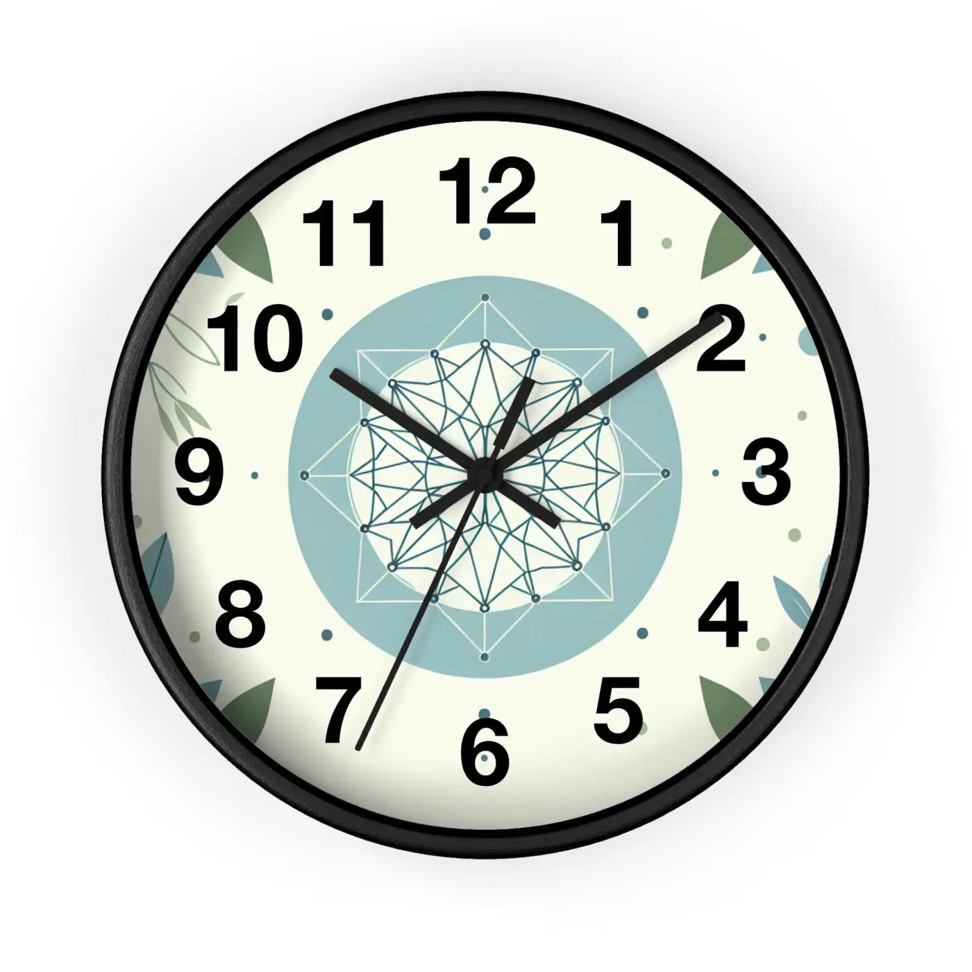 Abstract Art Wall Clock – Wood Nature Decor - Dipaliz