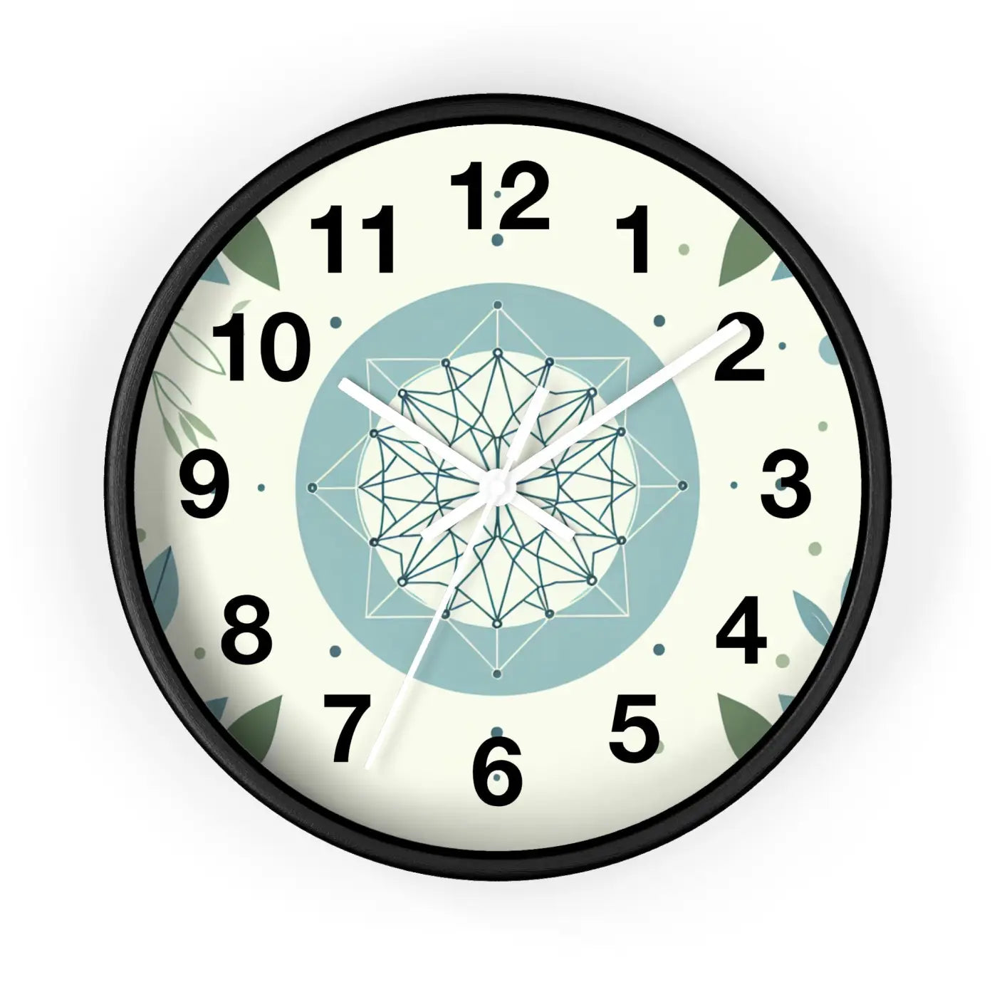 Abstract Art Wall Clock – Wood Nature Decor - Dipaliz