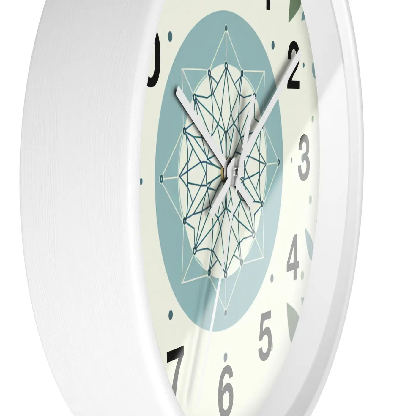Abstract Art Wall Clock – Wood Nature Decor - Dipaliz