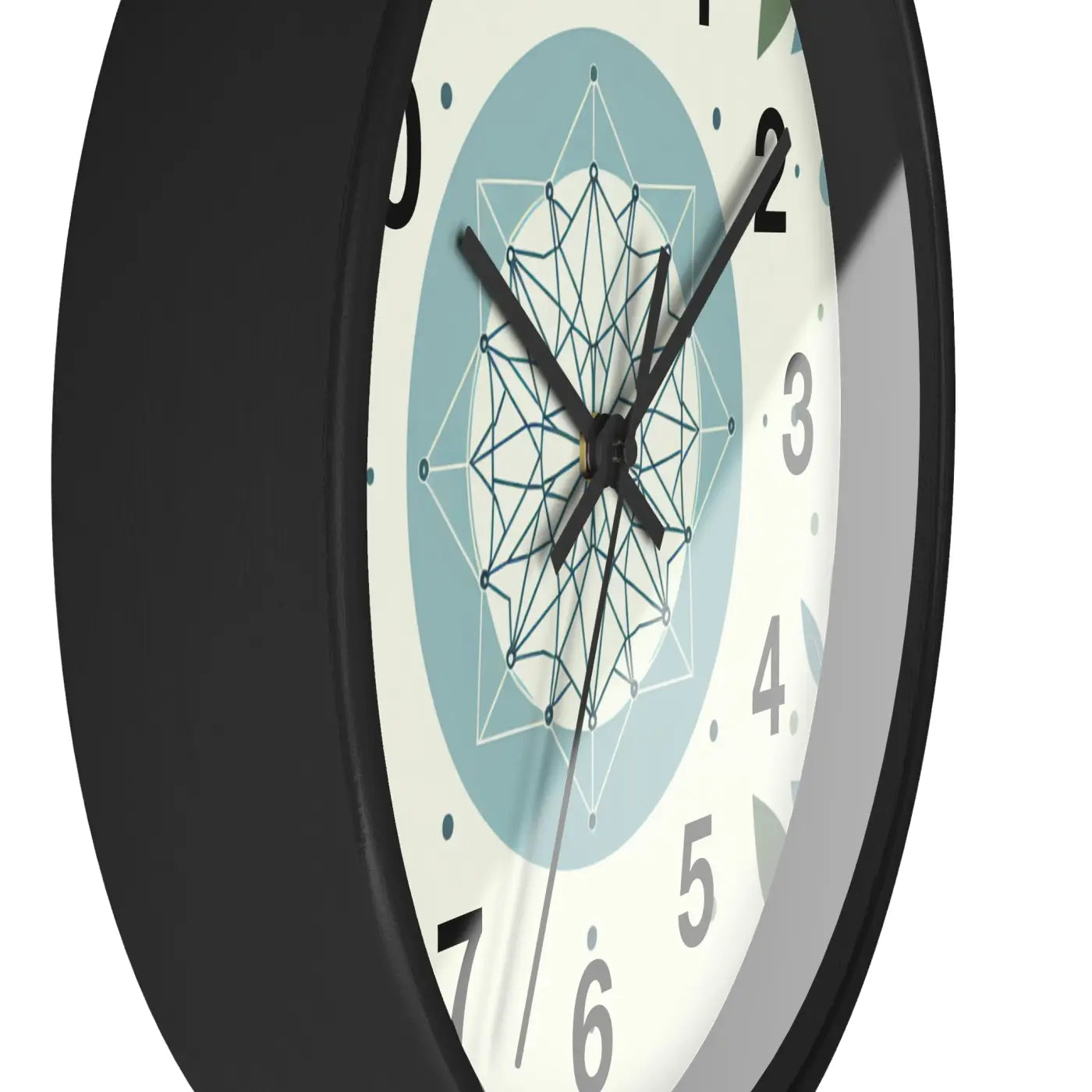 Abstract Art Wall Clock – Wood Nature Decor - Dipaliz
