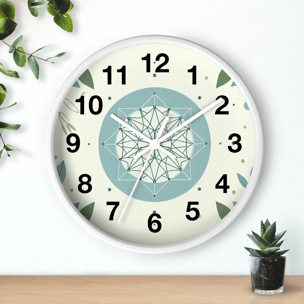 Abstract Art Wall Clock – Wood Nature Decor - Dipaliz