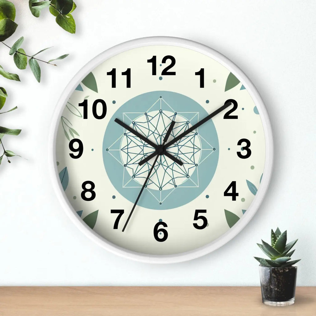 Abstract Art Wall Clock – Wood Nature Decor - Dipaliz
