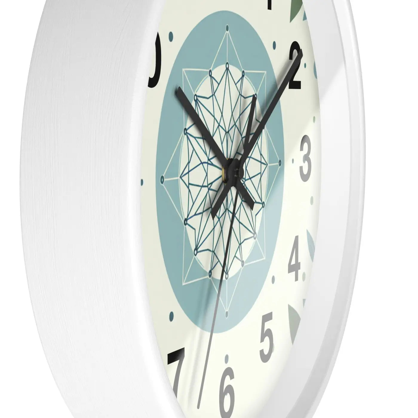 Abstract Art Wall Clock – Wood Nature Decor - Dipaliz