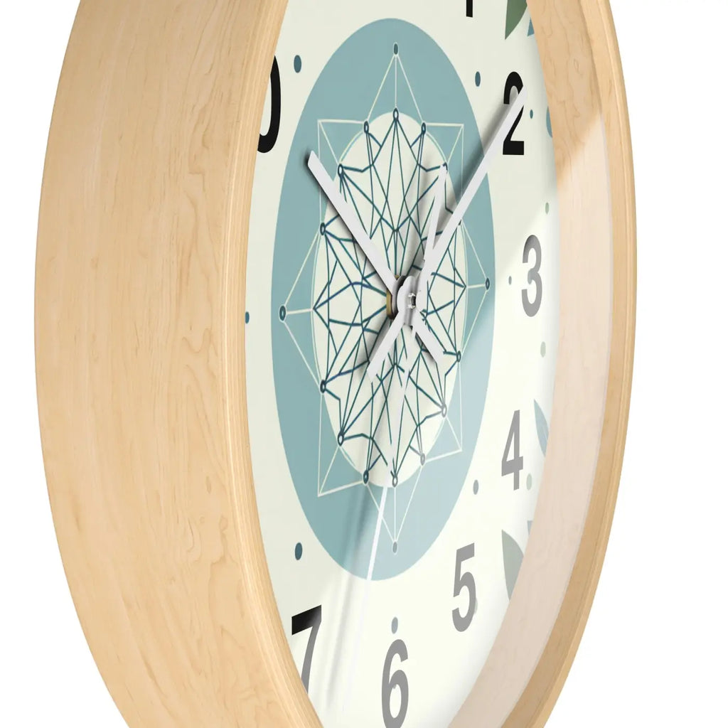 Abstract Art Wall Clock – Wood Nature Decor - Dipaliz