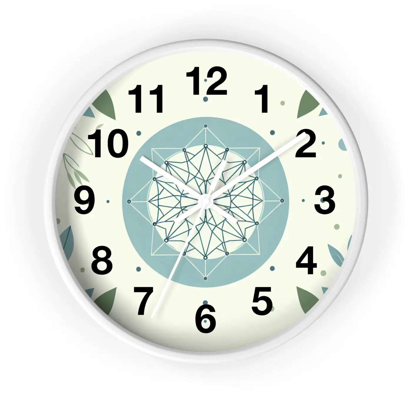 Abstract Art Wall Clock – Wood Nature Decor - Dipaliz