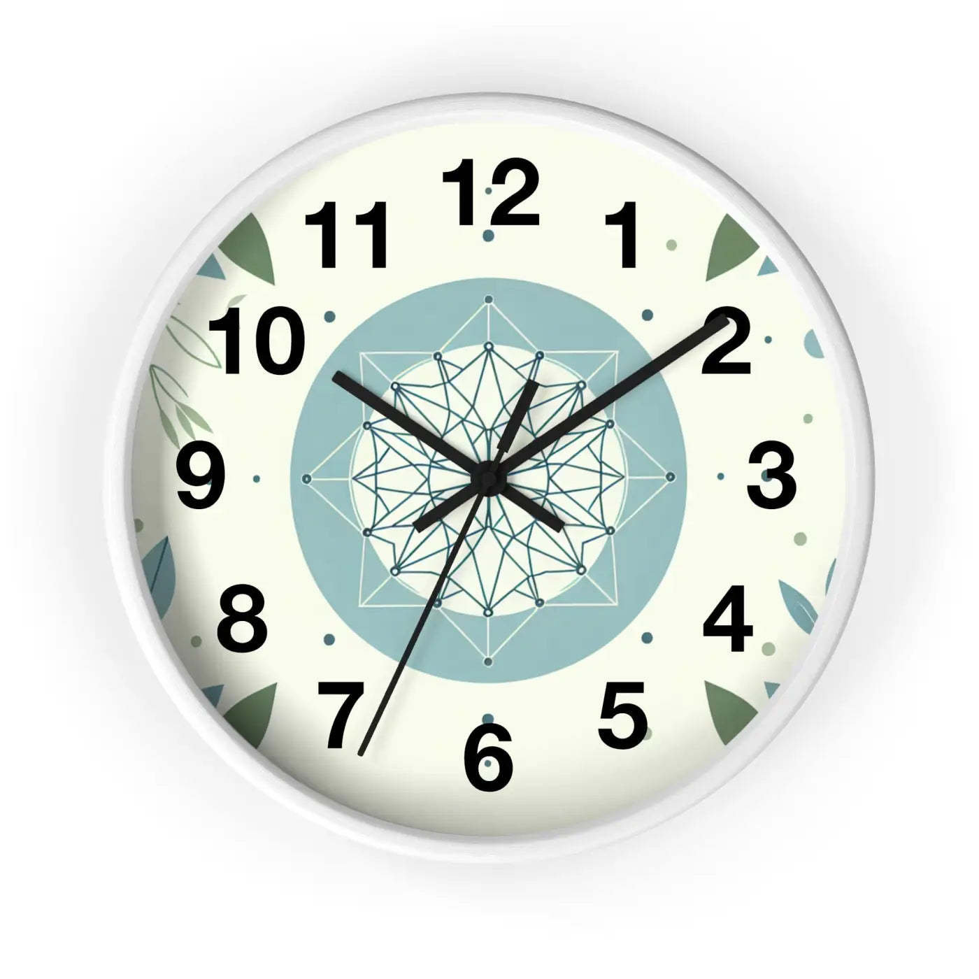Abstract Art Wall Clock – Wood Nature Decor - Dipaliz