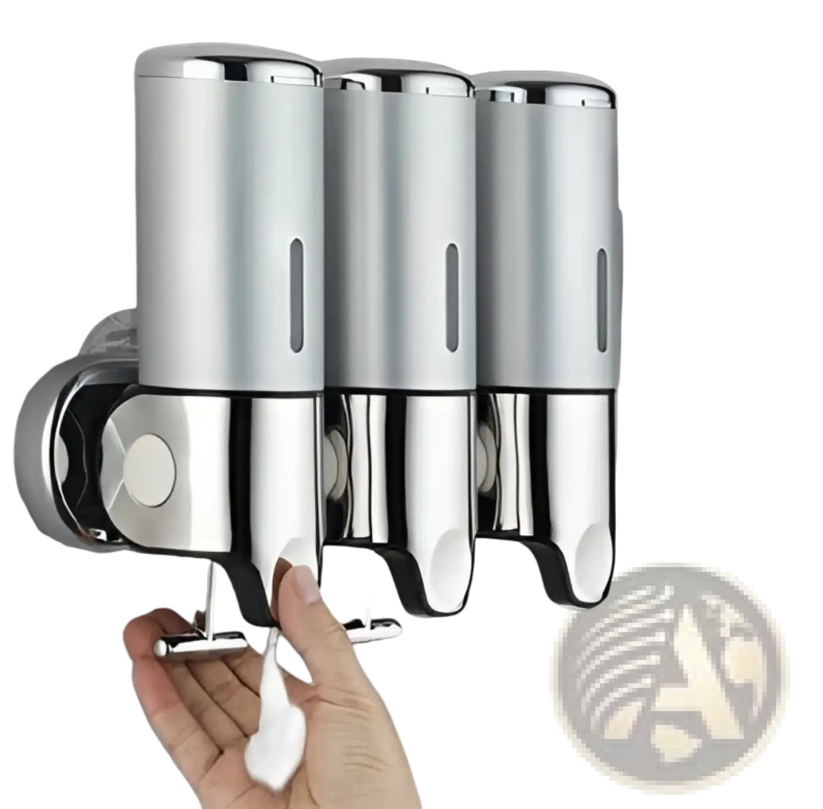 Wall Mounted Soap Dispenser Chrome Abs Pump