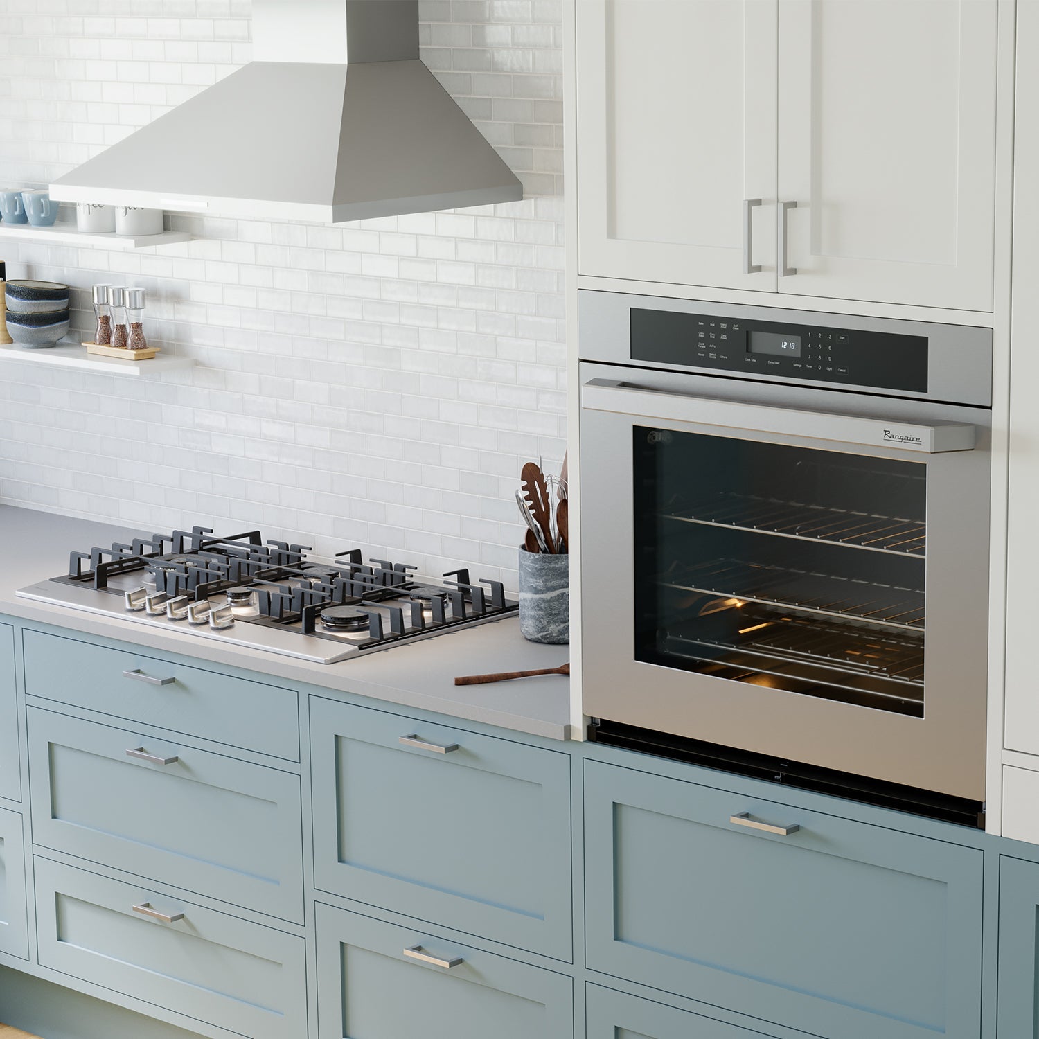 Rangaire 34" Gas Cooktop 5 Burners Stainless Steel RCG341S