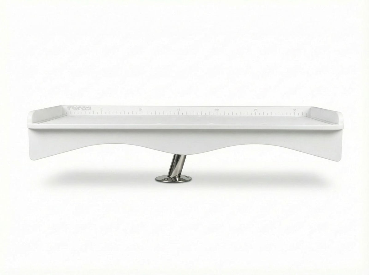 Premium Rod Mount 18" or 33" Raised Fillet Table – 3-in-1 Bait & Fish Station | Fits Rod Holders, Buckets & Flat Surfaces | Marine-Grade HDPE | Ruler, Juice Groove, Knife & Tool Slots